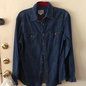 Mossino button down denim shirt for men